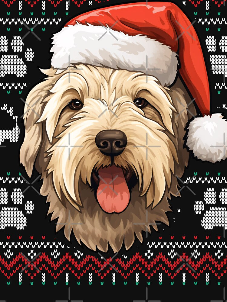 Soft Coated Wheaten Terrier Ugly Sweater Christmas by rafaeltto
