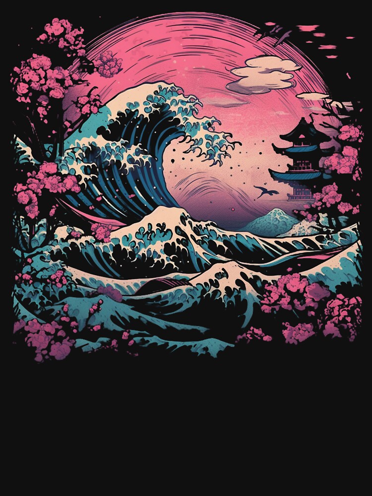 Synthwave Traditional Japanese Wave by pedrogag
