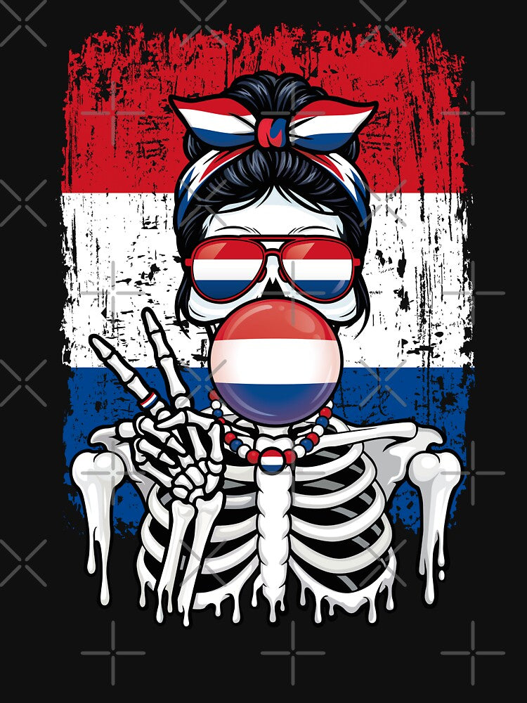 Netherlands-Inspired Graphic Tee for Everyday Style by Colorful Designs
