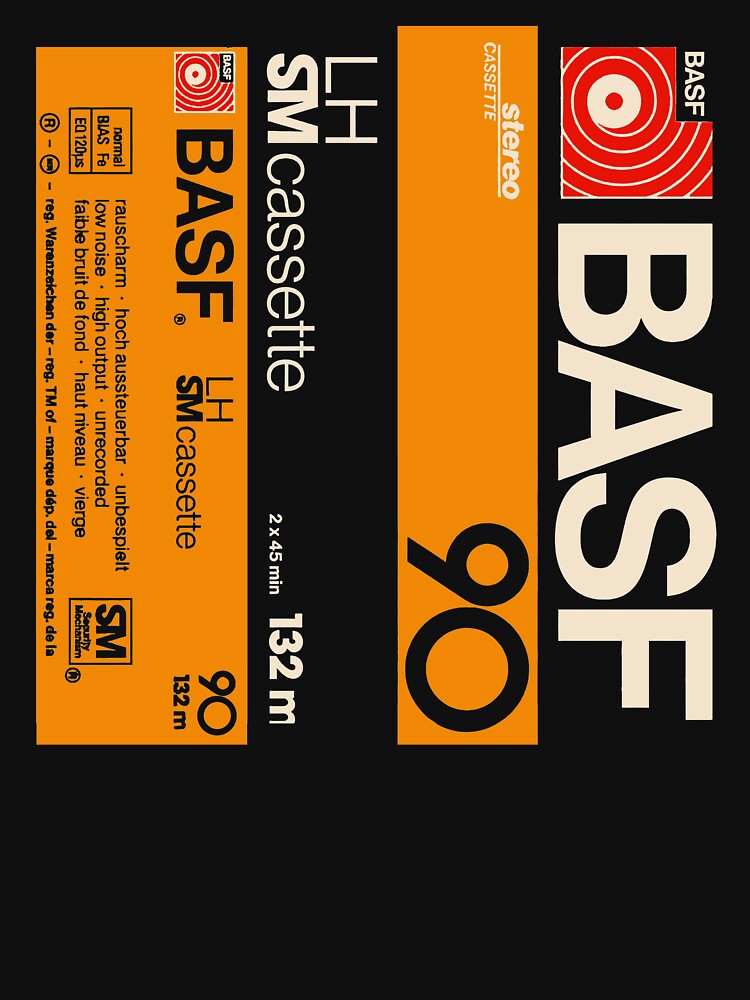 C90 AUDIO CASSETTE TAPE - INSERT (1980s) by ThrowbackAds