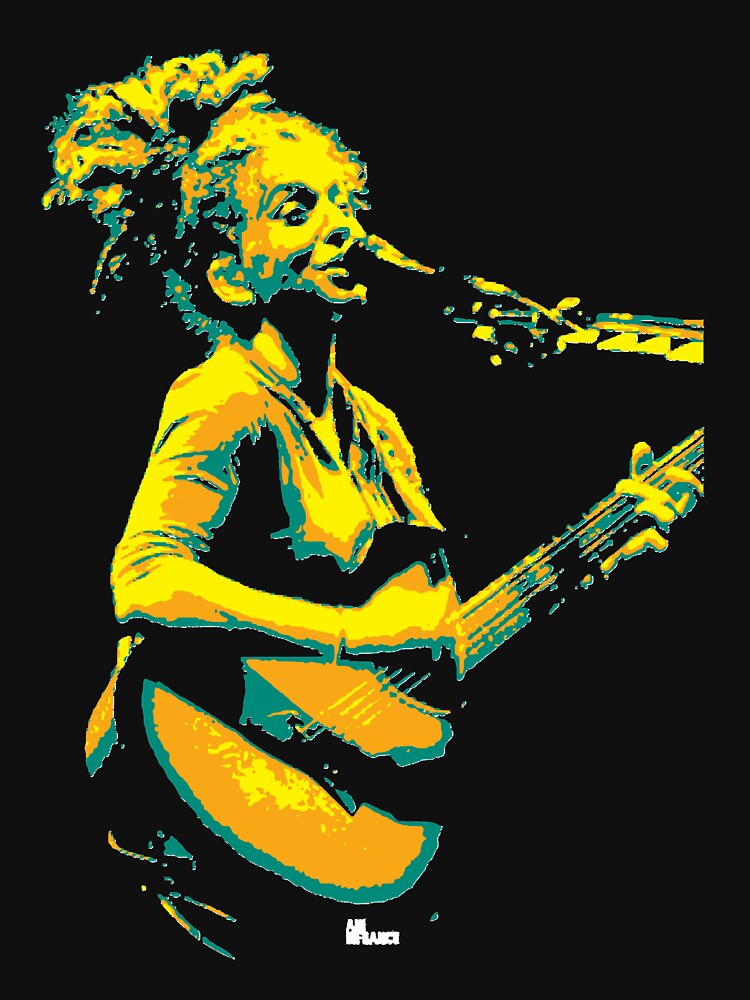 Ani DiFranco. Angela Maria. American singer-songwriter v3 Classic by SANDROLF