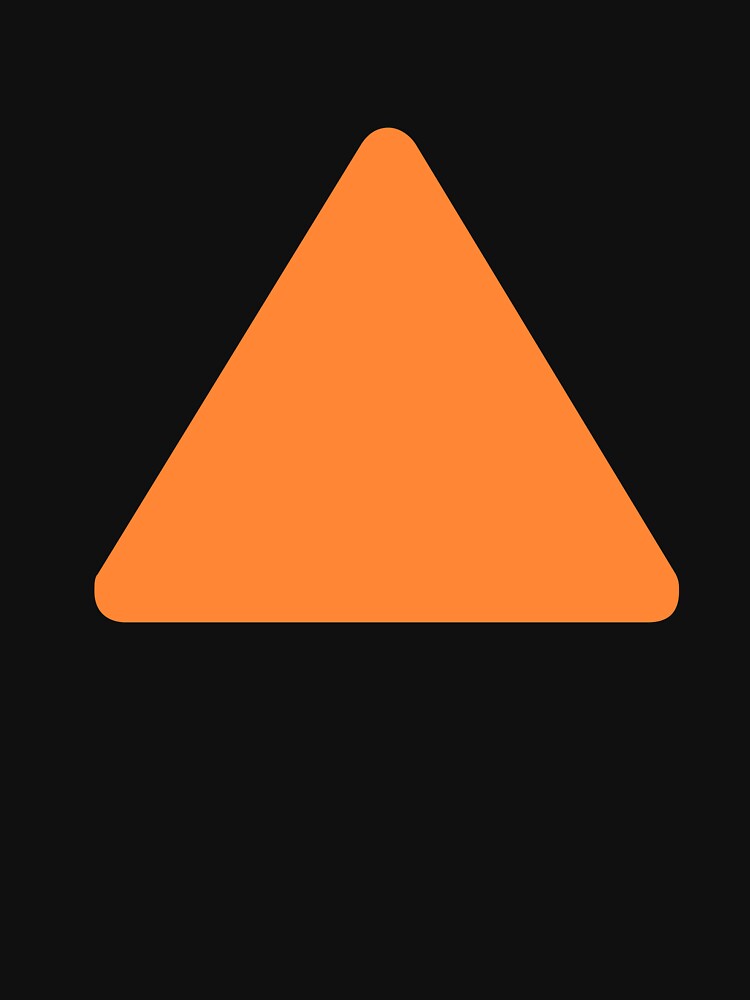 Orange Triangle by Jeallan Designs