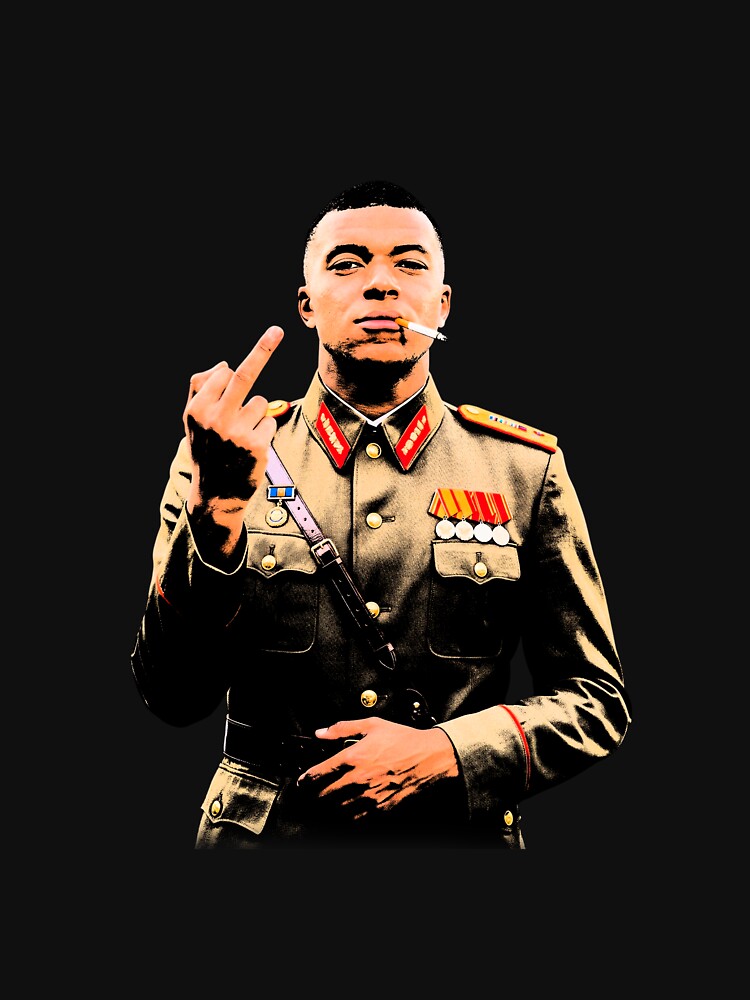Kylian Mbappe El-Dictator smoking meme by Blanca1shop