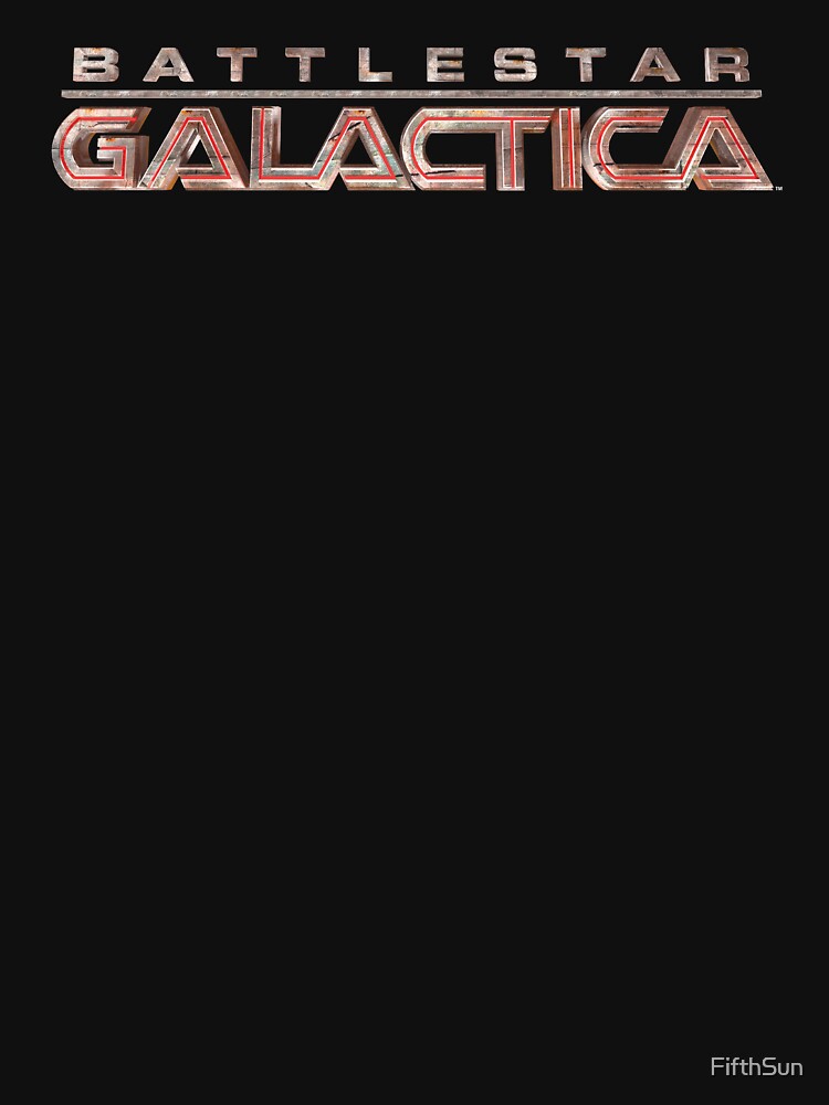 Battlestar Galactica Red Title Logo by FifthSun