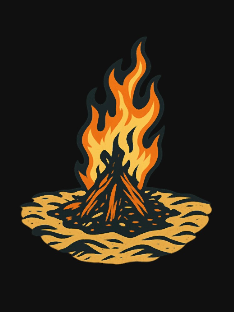 Campfire Vibes Oversized by Salzedoashop