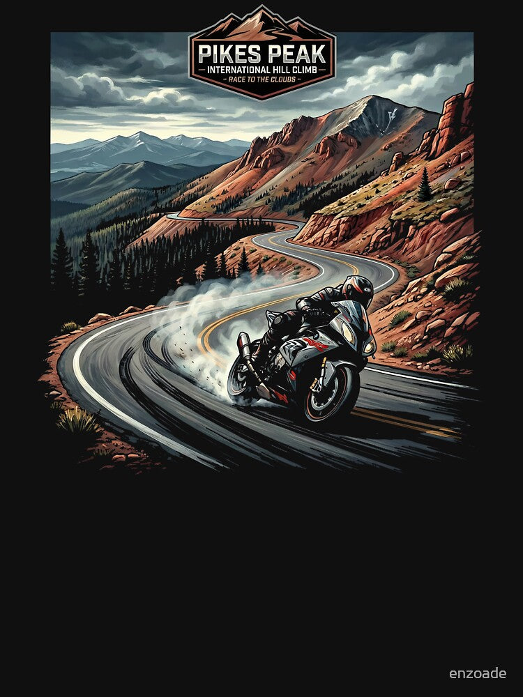 Pikes Peak Colorado Motorsport Legacy Artwork by enzoade