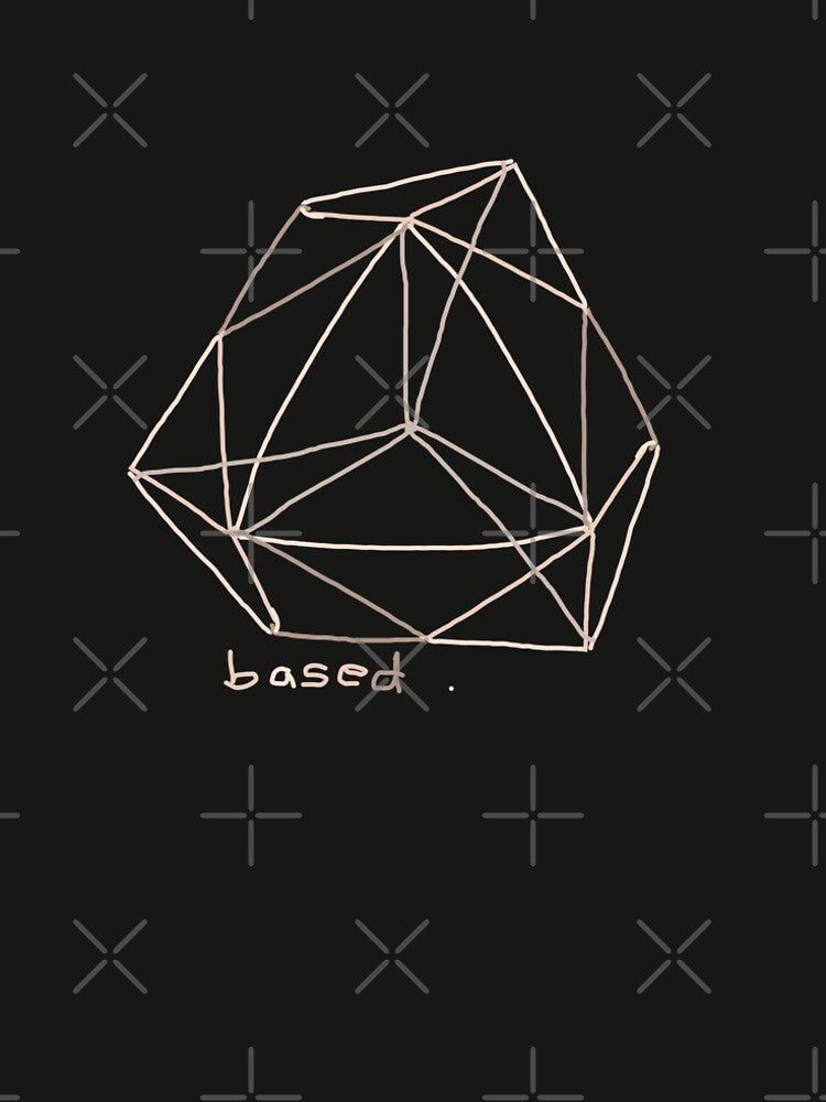 Based Plain Tee by Mkicrattzzi