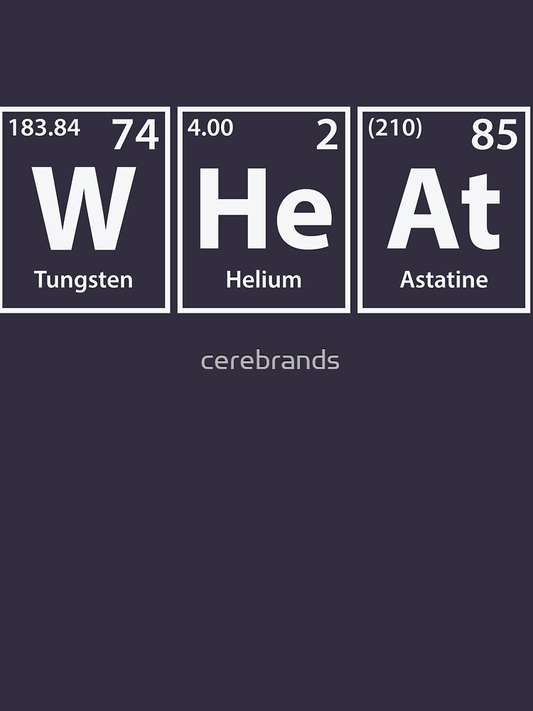 Wheat (W-He-At) Periodic Elements Spelling by cerebrands