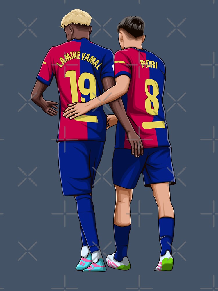 Lamine Yamal and Pedri by Aldduardo