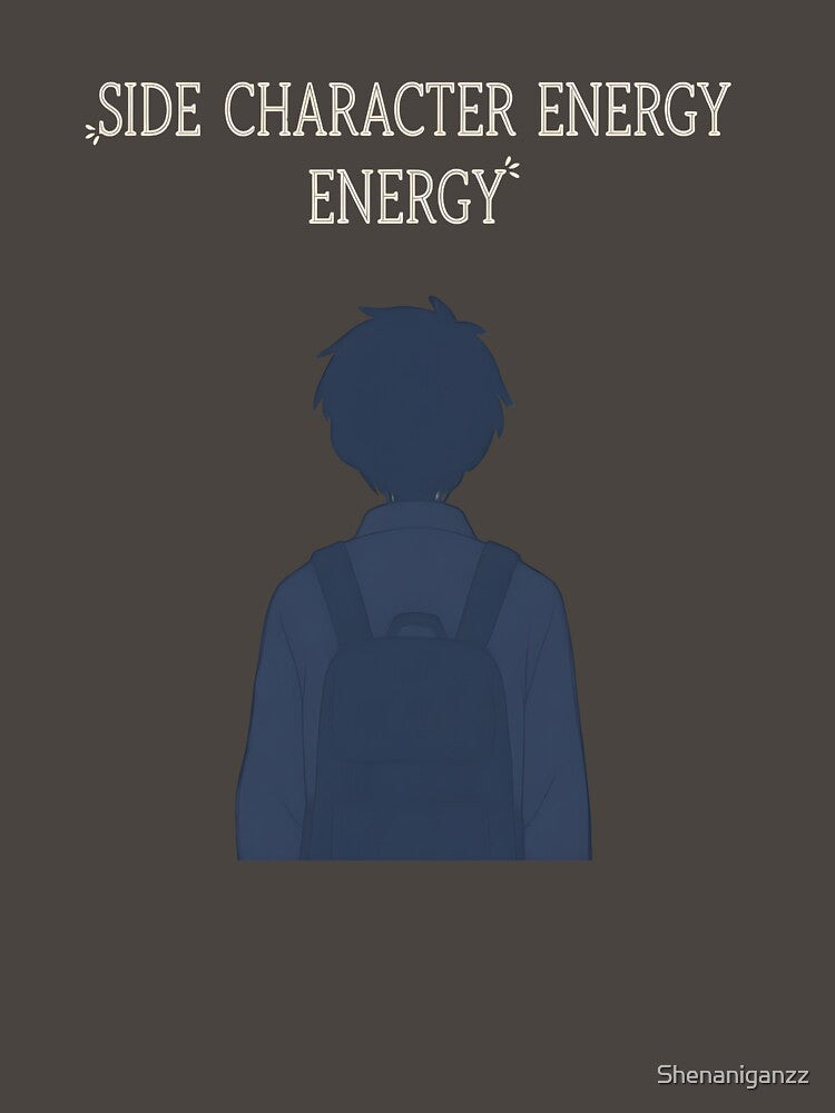 Side Character Energy Anime Silhouette, Moody Character by Shenaniganzz