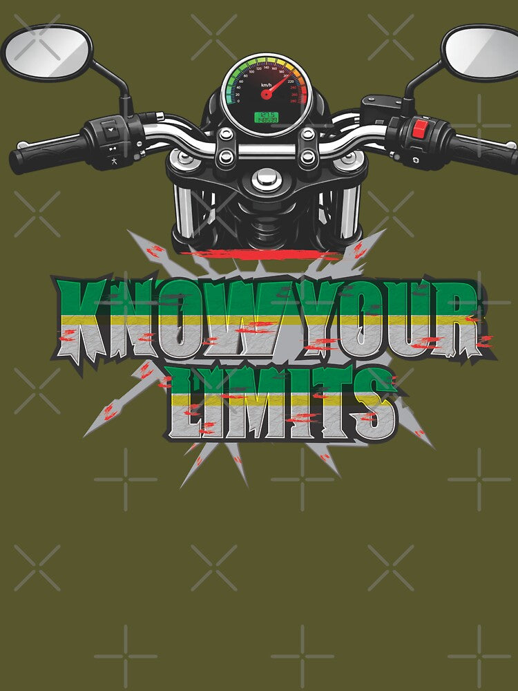 Know Your Limit-Unisex T-shirt, distinctive design and tailored for everyone by RJRDesignStore1