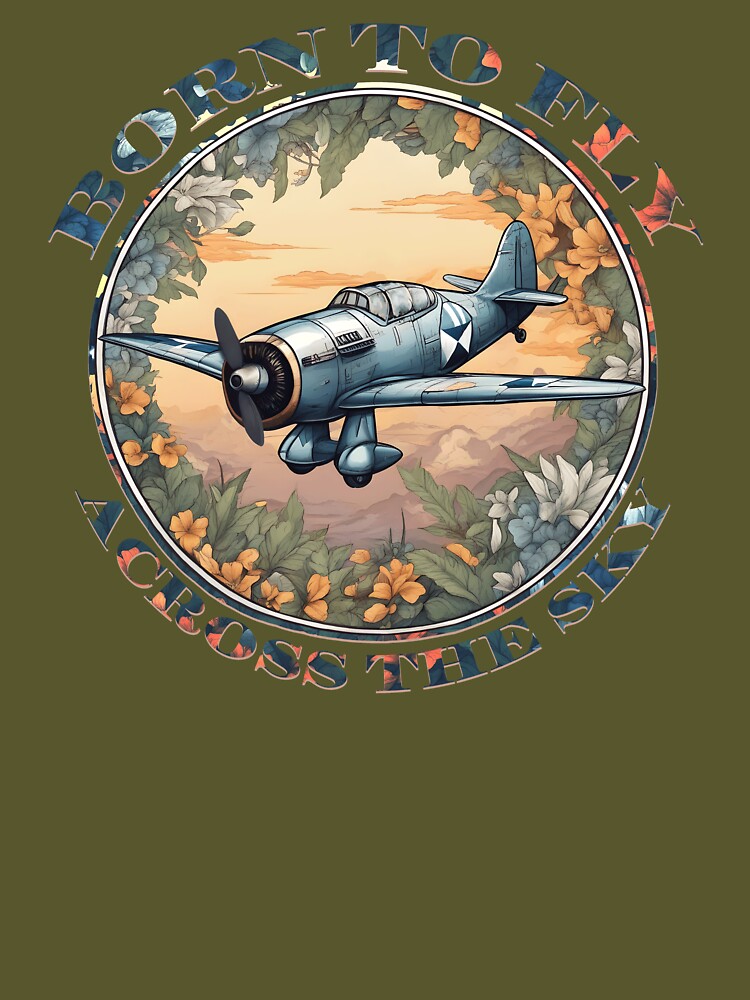 vintage aeroplane ''born to fly, across the sky'' by hayrpictures