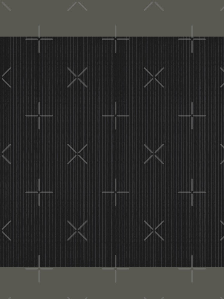 Xmas Black Color_ Black Colour (Straight Lines) by mimihuang creations