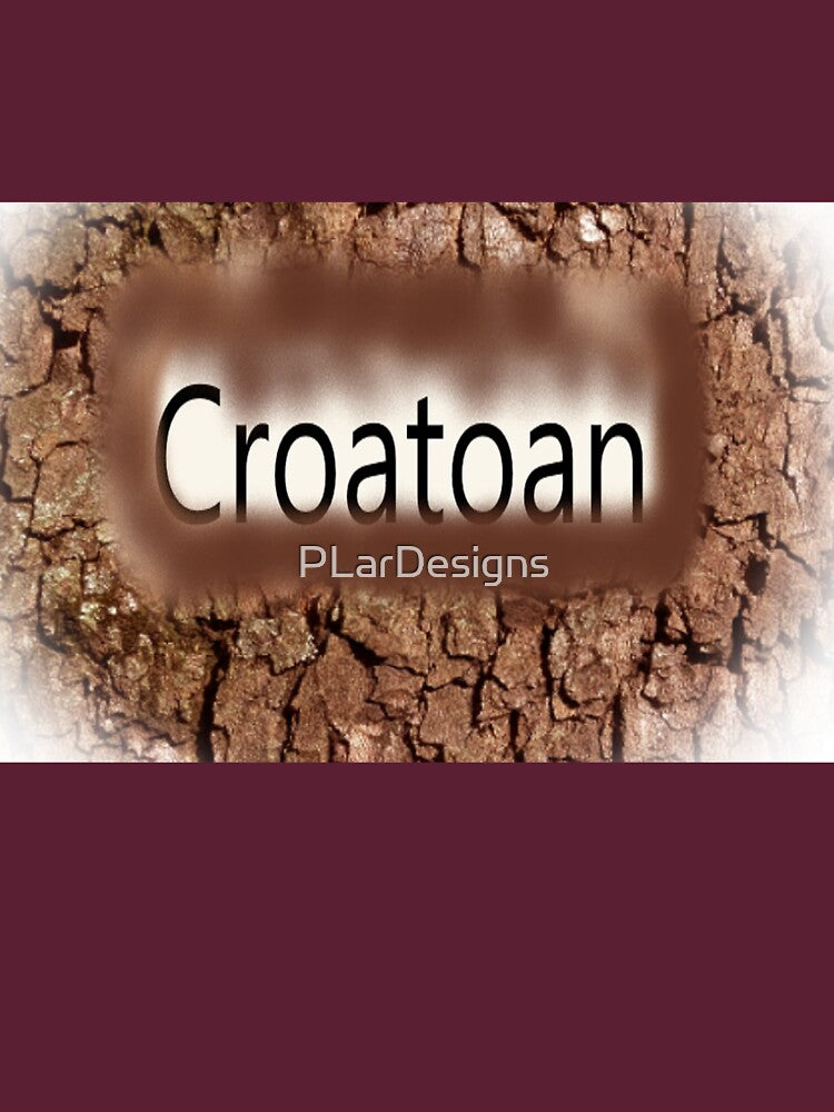 Croatoan Native American Roanoke Island History Mystery Christmas Gift by PLarDesigns