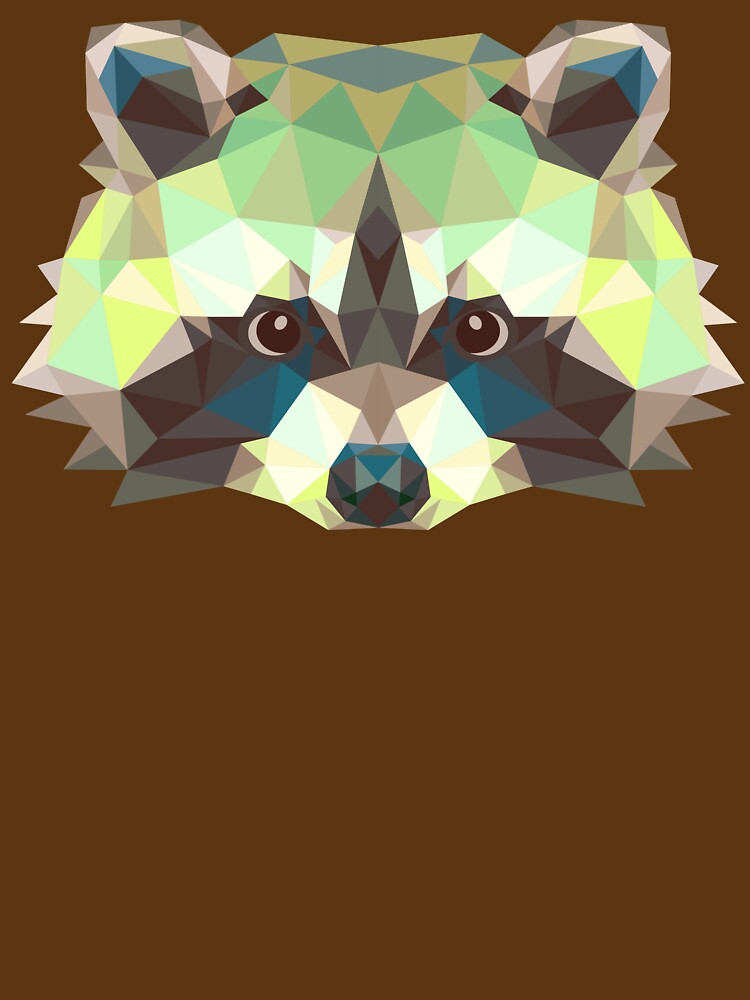 Raccoon Head Triangle by Fairyjam