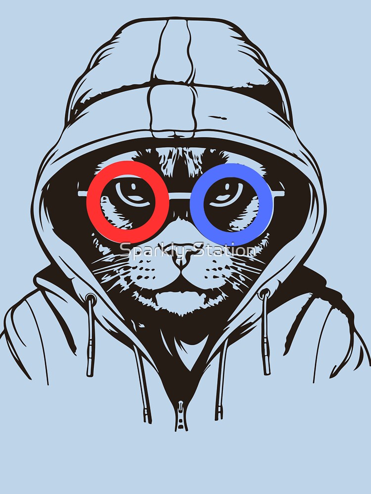 Cat Illustrative Typographic by Sparkly-Station