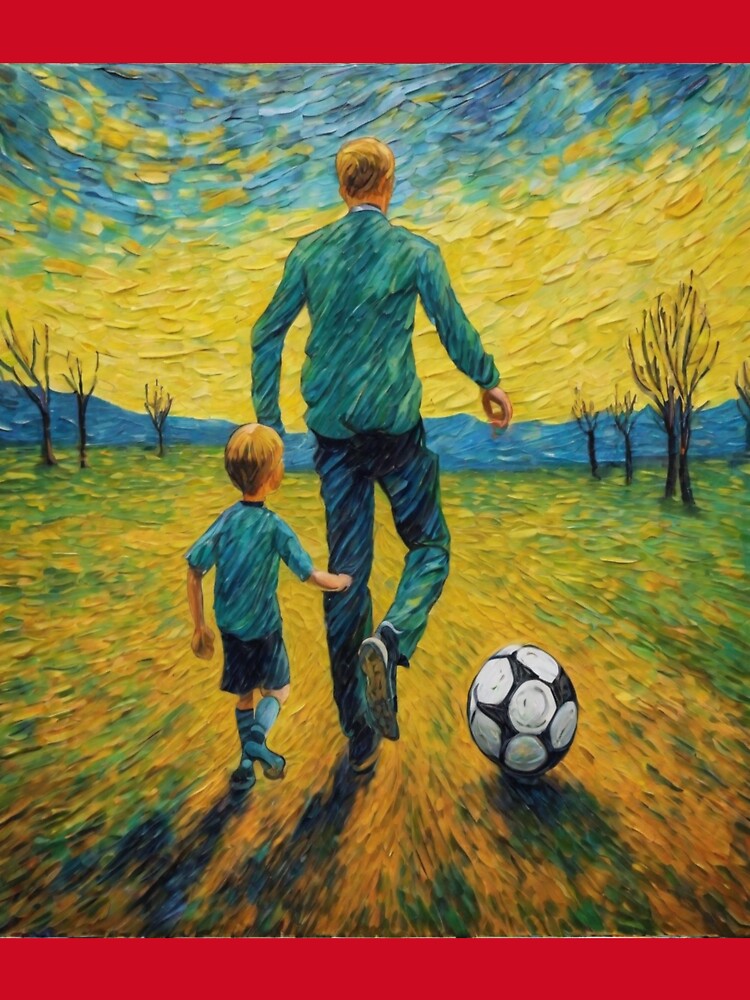 "From Father to Son: The Love for Soccer Passed Down Through Generations" by Artisticanvas
