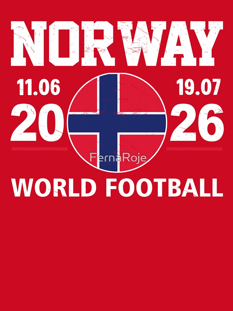 Norway 2026 Football Gift by FernaRoje