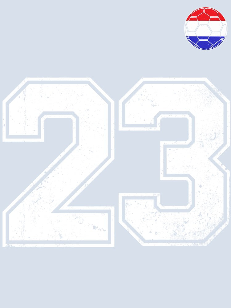 Netherlands Soccer Number 23 Vintage Sports Fan by LiviuGligoros