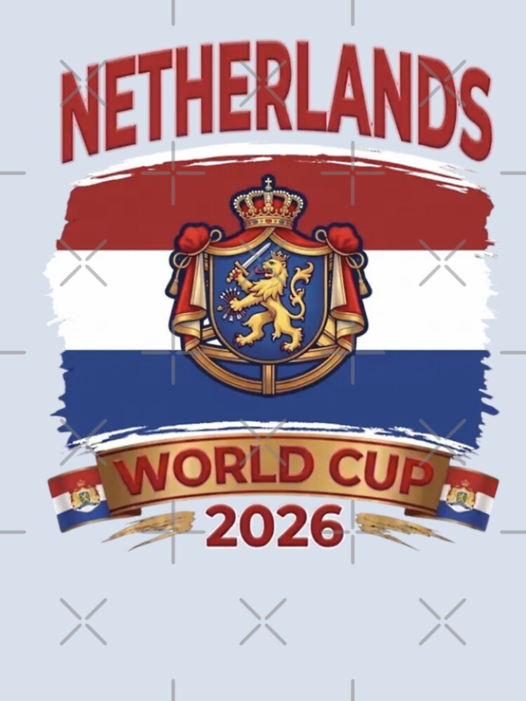 Netherlands World Cup 2026 Coat of Arms Football Design by  The Midnight Library - Book Lover Gifts & Kindle Accessories
