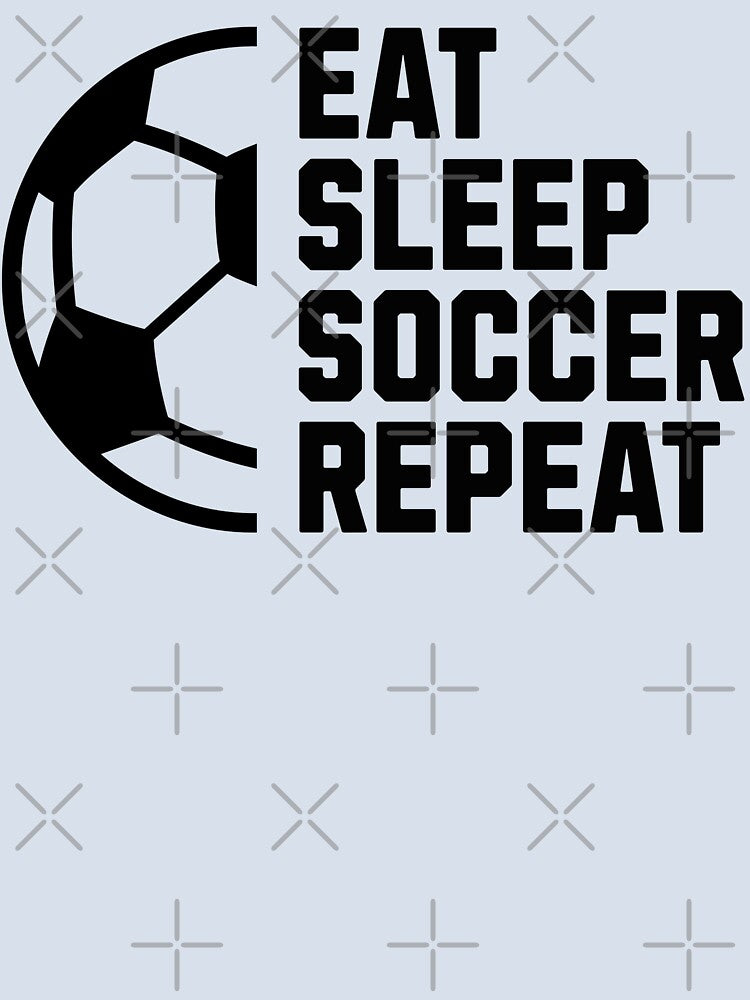 eat, sleep, soccer, repeat by GreenKaiju studio
