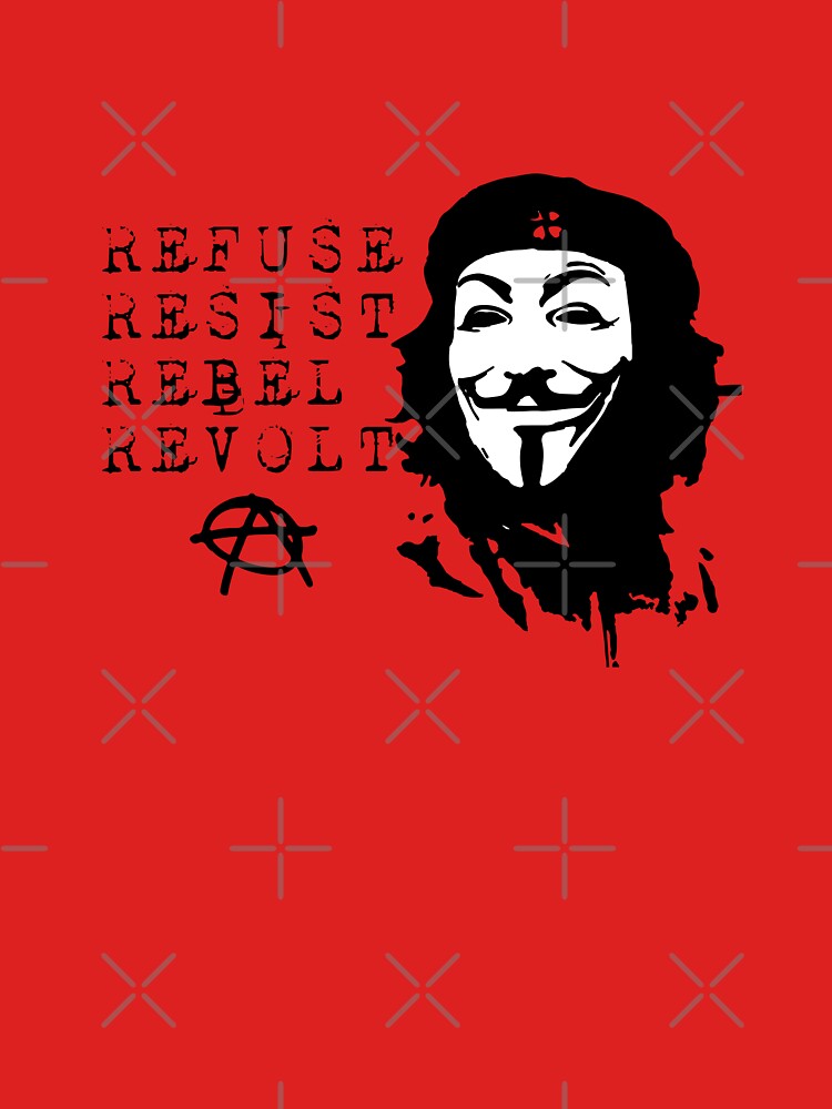 Refuse Resist Rebel Revolt by inkstyl