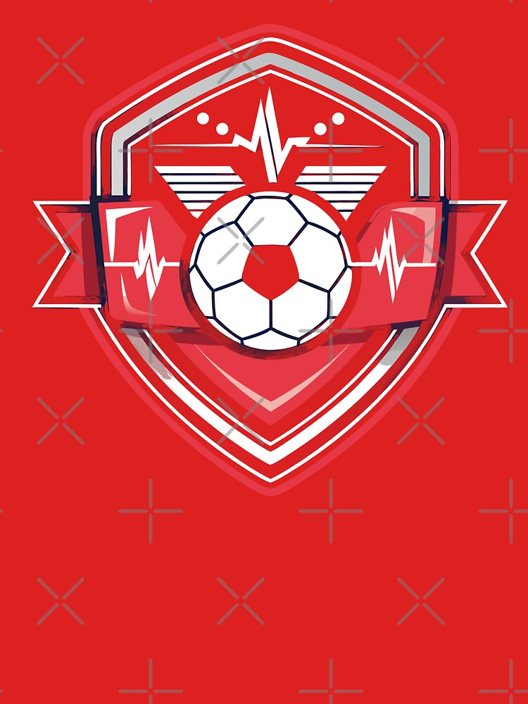 Football Is My Heartbeat Pulse Art by xmoudx