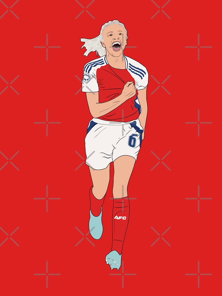 Leah Williamson Champions League Winner Celebration Arsenal by Hevding