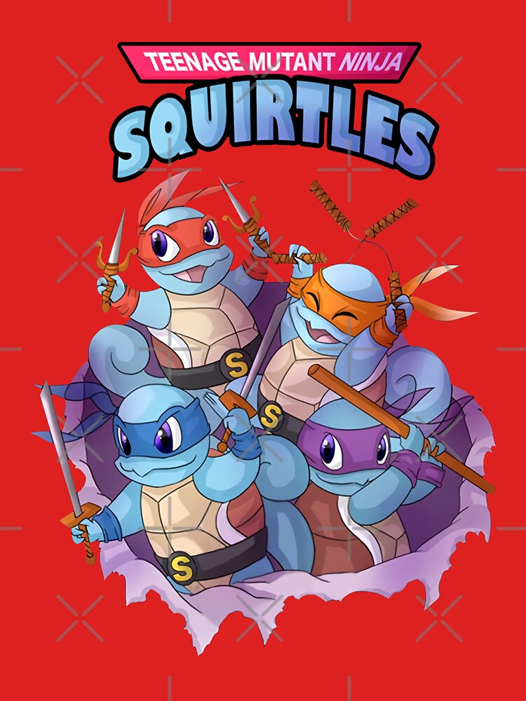 Ninja Nage Mutant Ninja Squirtles 64 Best Unisex Trending Handmade Gift Idea Trending Now, Trending Now by DaviidSTORE
