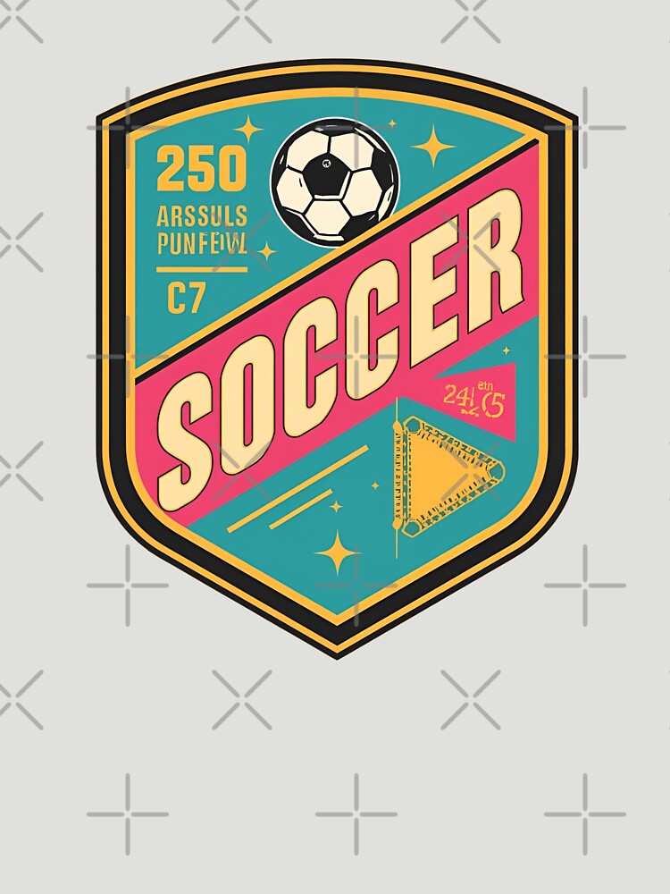 Retro Soccer Club Badge Design by PixelKickr