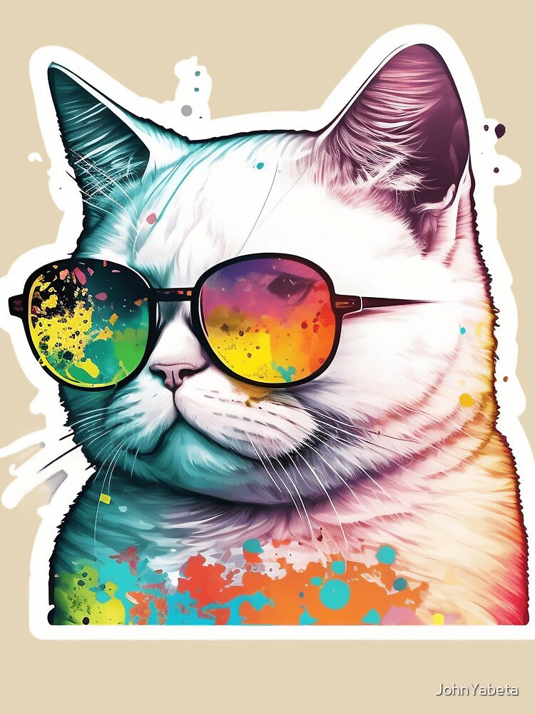 cat glasses by JohnYabeta
