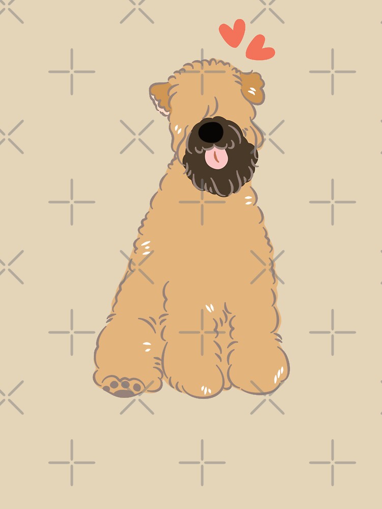 Love Gold Soft Coated Wheaten Terrier by Lulupainting