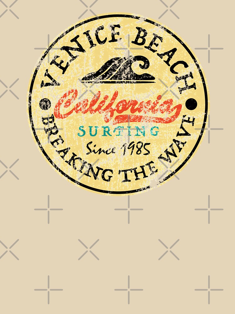 Vintage Surf Sticker Venice Beach California Surfing by TonySpencer