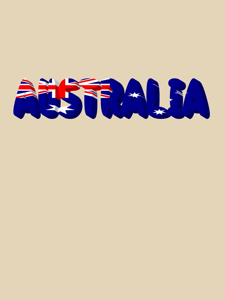 AUSTRALIA PRINT APPARELS by ARTSWAG99