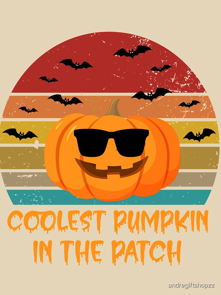 Kids Coolest Pumpkin In The Patch Halloween Boys Girls Men S SK by andregiftshopzz