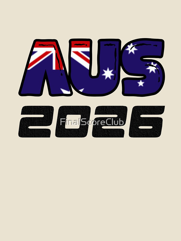 Australia AUS 2026 Design by FinalScoreClub