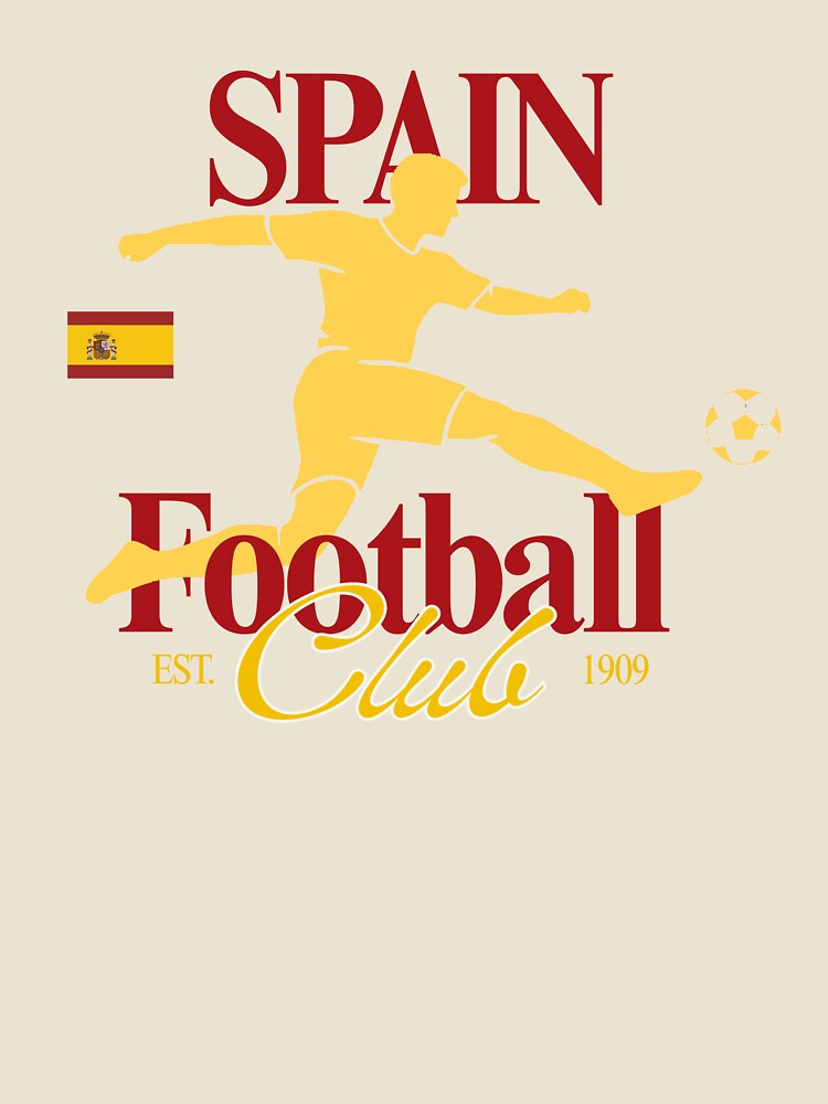 Bold Retro Spain Football Club Emblem by chez-koews