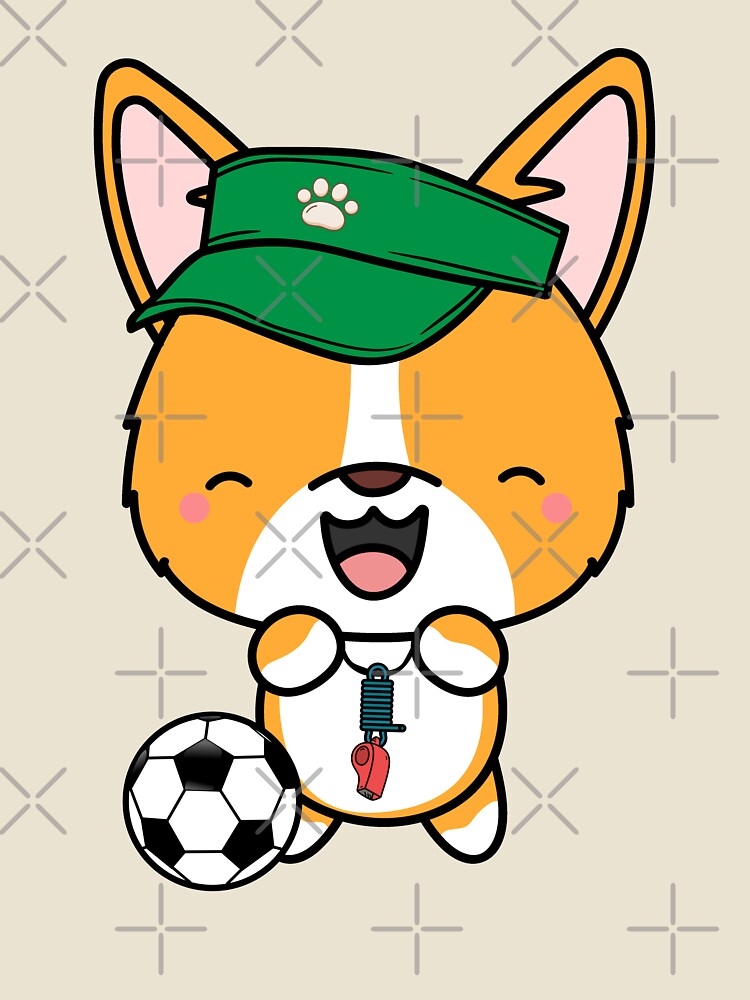 Soccer Player Corgi by Pet Station