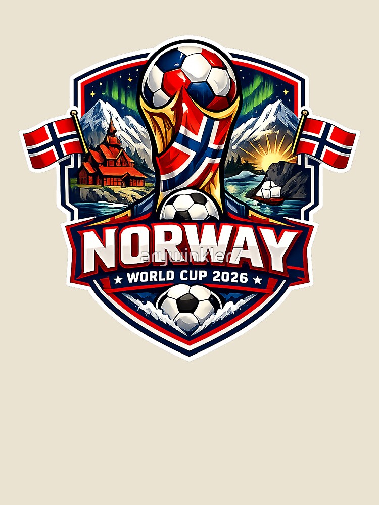 Norway Football Supporter 2026 Scandinavian Soccer Fan Design by arywinkler7