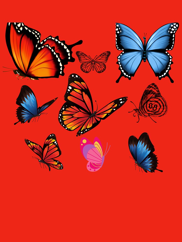 Oversized Graphic butterflys by Dioryy