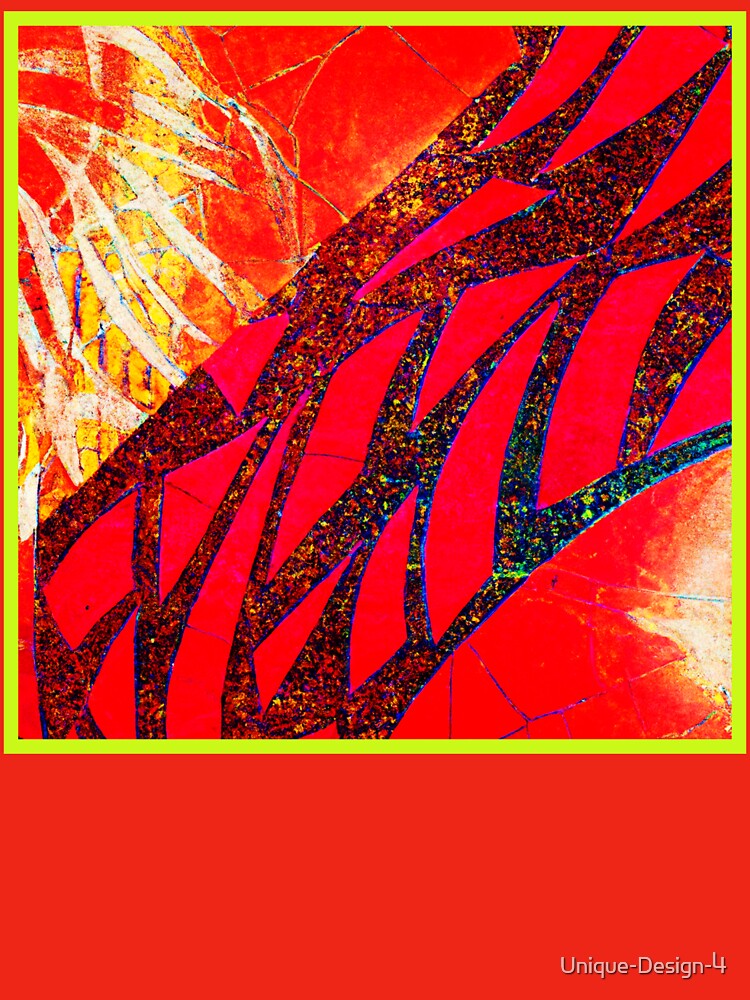 Stylish Hot Colors Pattern Art by Health And Fitness Posts e-Store