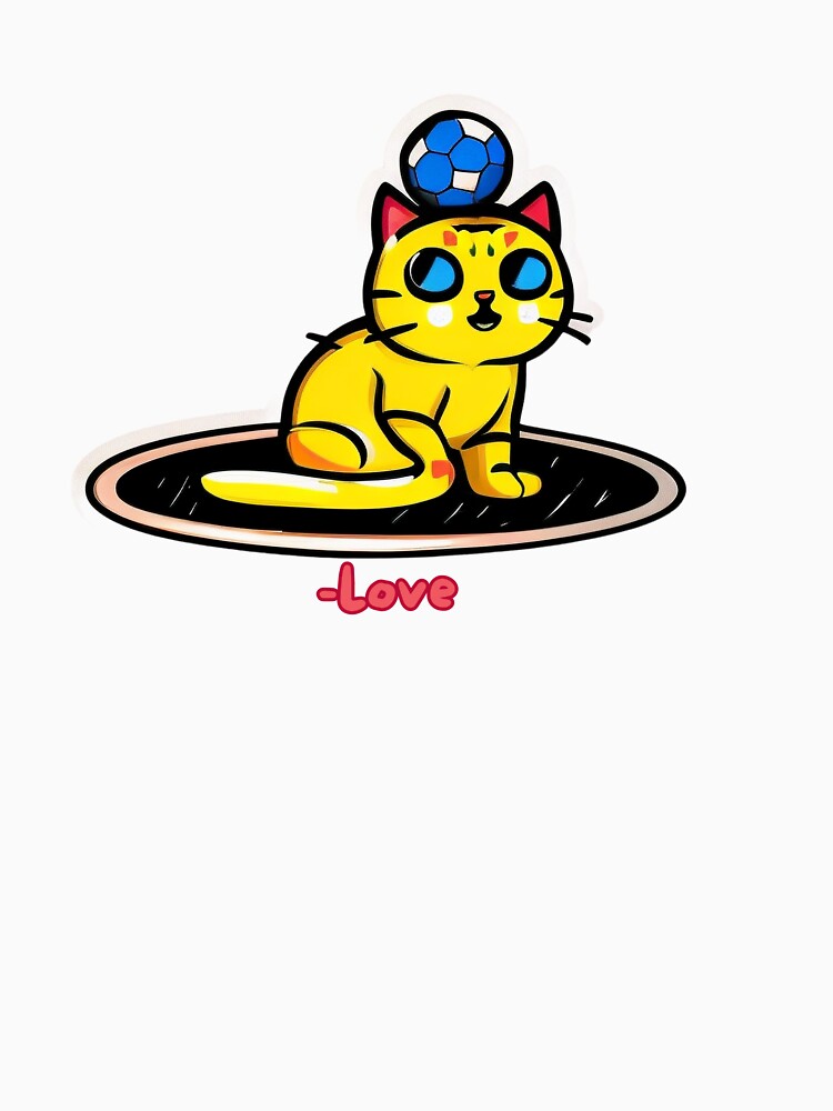 Soccer Love Cat by catsplaysports