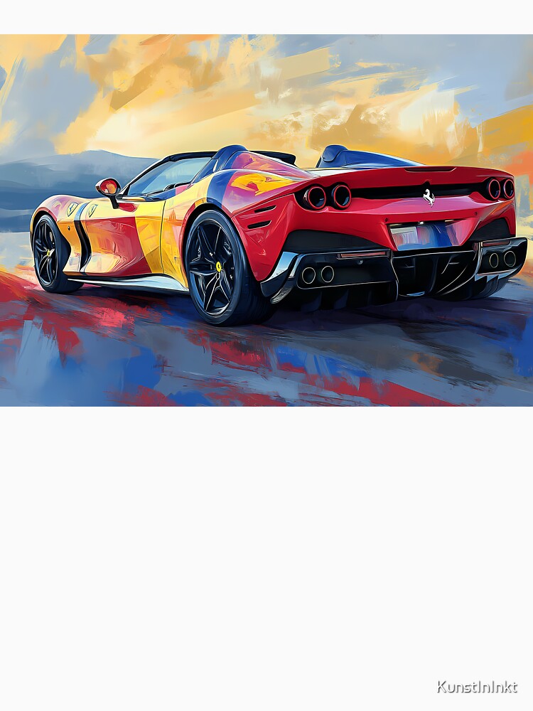 Yellow Ferrari F60 by AutoPopStudio
