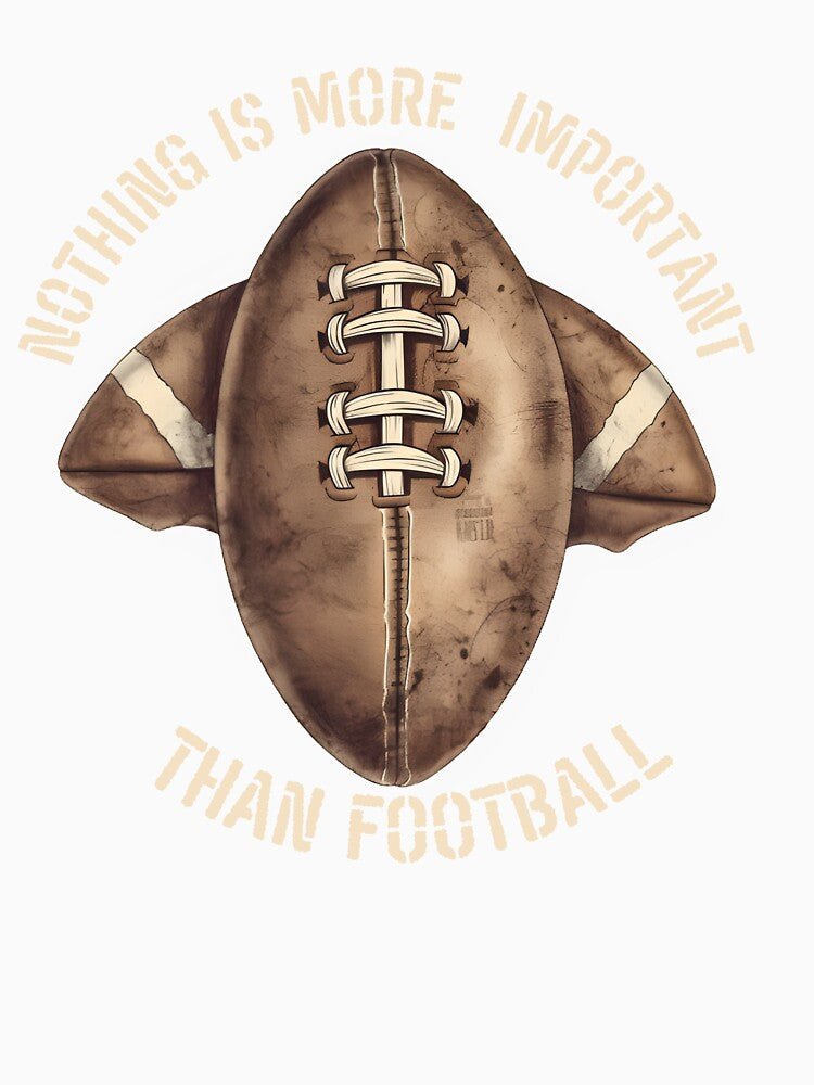 Vintage Football Ball T-Shirt - Classic Football Shirt for Sports Fans by JacobDesigns8