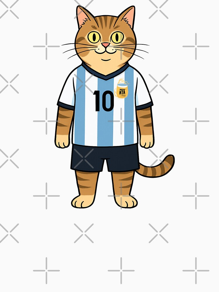 Lionel the Soccer Cat by JerboT-shirt