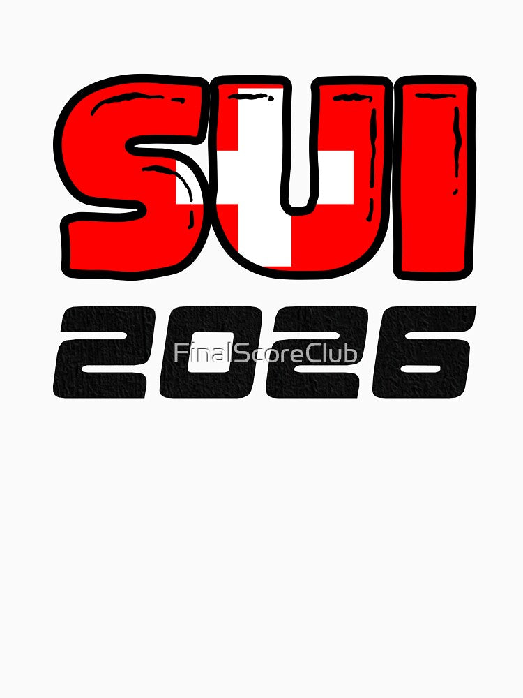 Switzerland SUI 2026 Design by FinalScoreClub