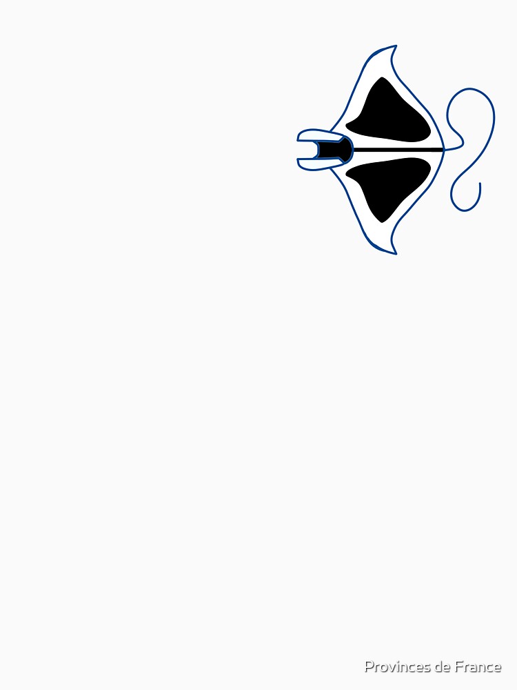 Two-tone linear stylized manta by Provinces de France