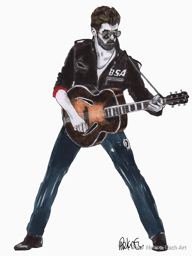 George  Michael by Paul  Nelson-Esch Art