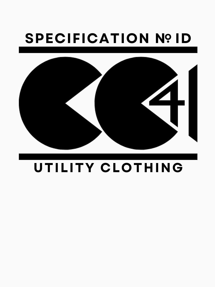 CC41 1940s Utility Label (No Background) by Lil' Peach