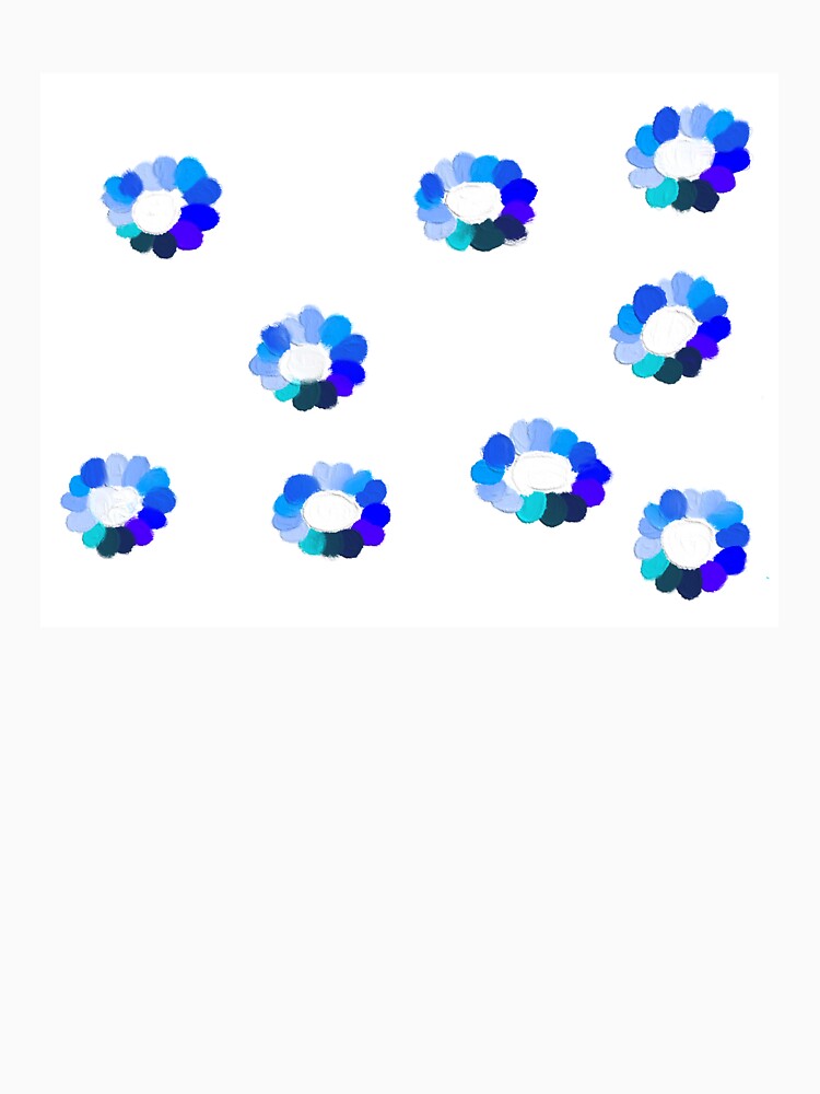 Blue flowers by Ivyjeandesigns